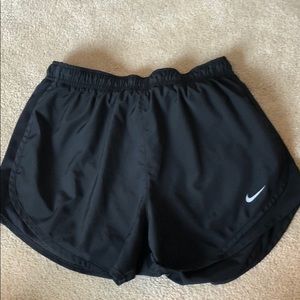 All black Nike women’s shorts